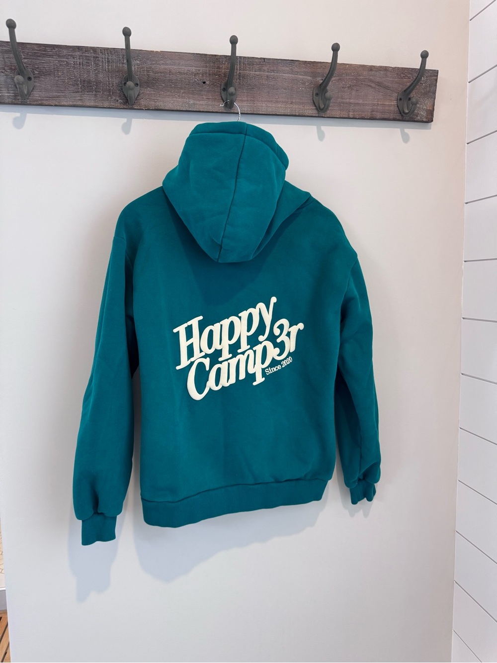 Happy Camp3r Puff Series Hoodie - Frosted Teal
